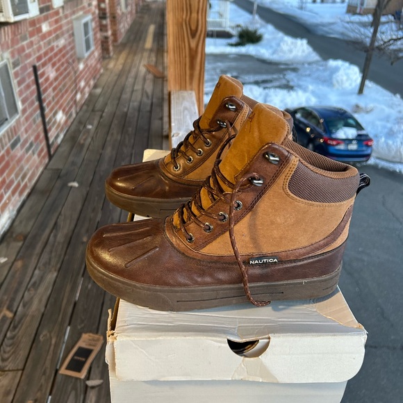 Nautica Men's Brown Boots Size 7 - Picture 3 of 6